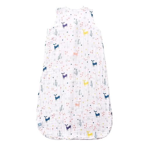 Baby Sleep Sack 2-4 T Baby Wearable Blanket 100% Organic Cotton 0.5 TOG Toddler Sleeping Sack 2- Way Zipper Soft Lightweight X-Large Pup - Jamouz