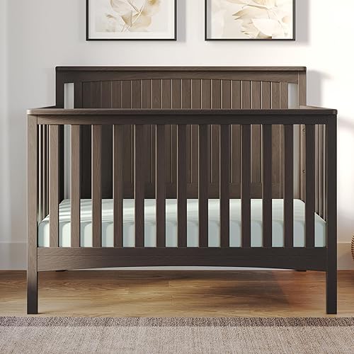 Child Craft Scout 3-Piece Nursery Set, Includes 4-in-1 Convertible Crib, Dresser with Changing Table Topper, and Cozy Glider (Dapper Gray) - Jamouz