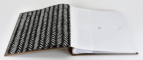 MCS 200-Pocket Fabric Baby 4x6 Photo Album with Writing Space, 8.5 x 8.5 Inches, Baby Pink - Jamouz