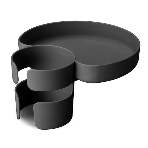 Munchkin® Carseat Tray - Toddler Travel & Road Trip Accessory for Mess-Free Snacking in The Car, Grey - Jamouz