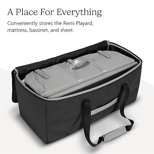 UPPAbaby Travel Bag for Remi Playard - Fits Playard, Mattress, Bassinet and Sheet - Easy-Carry Handles + Durable Design with TravelSafe Protection - Jamouz