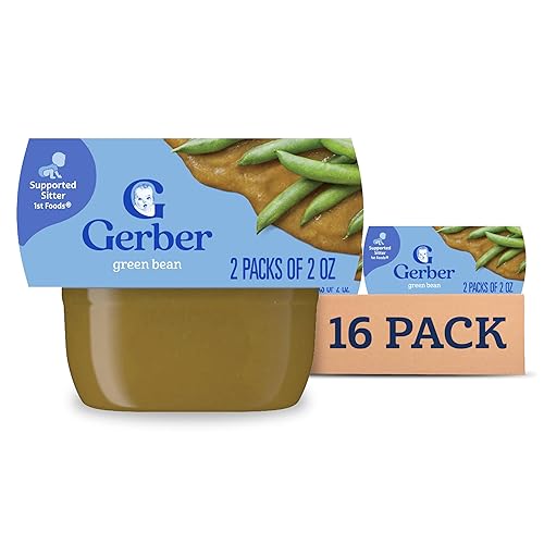 Gerber 1st Foods Baby Food, Prune Puree, Natural & Non-GMO, 2 Ounce Tubs, 2-Pack (Pack of 8) - Jamouz