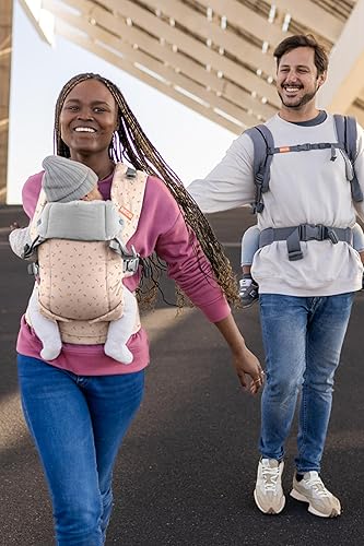Beco Baby Carrier Gemini Newborn to Toddler-Front, Back and Hip Seat Carrier,Baby Carrier Backpack & Baby Front Carrier with Adjustable Seat,Ergonomic Baby Holder 7-35lbs (Grey) - Jamouz
