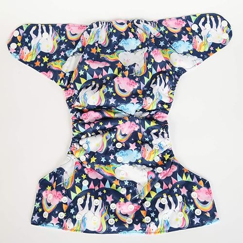 2 to 7 Years Old Junior Big Cloth Diaper Pocket Reusable Baby Kids Toddler (Be Brave) - Jamouz