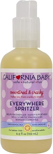California Baby Aromatherapy Spritzer - Overtired & Cranky, 6.5 oz - Jamouz