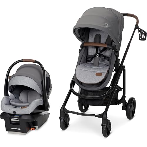 Maxi-Cosi Tayla™ Max Travel System, Baby Stroller and Car Seat Combo, Car Seat Stroller Combo, Desert Wonder - Jamouz