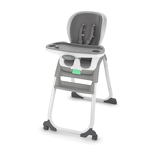 Ingenuity Full Course 6-in-1 High Chair - Baby to 5 Years Old, 6 Convertible Modes, 2 Dishwasher Safe Trays - Astro, 13108 - Jamouz
