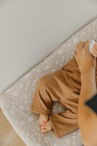 Copper Pearl Premium Knit Changing Pad Cover Soft, Stylish, and Universal Fit for All Standard Diaper Changing Pads, Trendy Design Changing Pad Covers, Briar - Jamouz