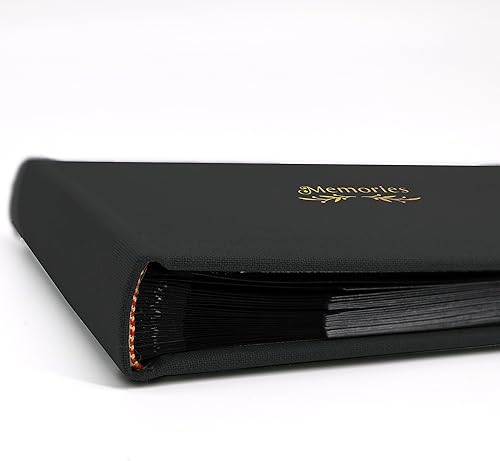 Holoary Small 4x6 Photo Album, Linen Hard Cover, Holds 50 Photos, Black Page Traditional Book Bound, Mini Brag Book Baby Album, Ideal For Wedding, Family Pictures, Gifts, Anniversary (Sky blue) - Jamouz