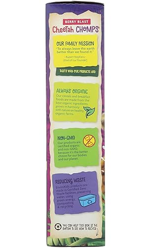 NATURES PATH CEREALS KIDS CHEETAH CHOMPS OR 10 OZ - Jamouz