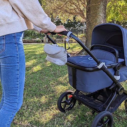 Suessie Fanny Pack Diaper Bag - with Baby Changing Pad & Waterproof Wipes Pocket - Stroller Organizer - Jamouz