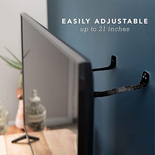 Bébé Earth Anti-Tip Straps (8-Pack) - Baby Proofing & Child Safety Kit, White - Jamouz