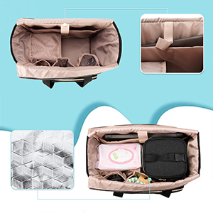 breast pump bag with cooler