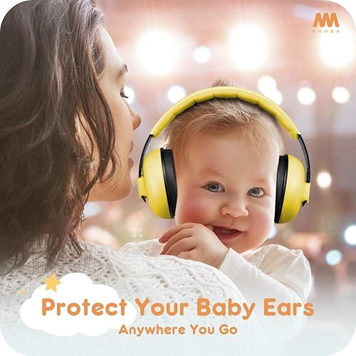 Mumba Baby Ear Protection Noise Cancelling Headphones for Babies and Toddlers Baby Earmuffs - Ages 3-24+ Months - Jamouz