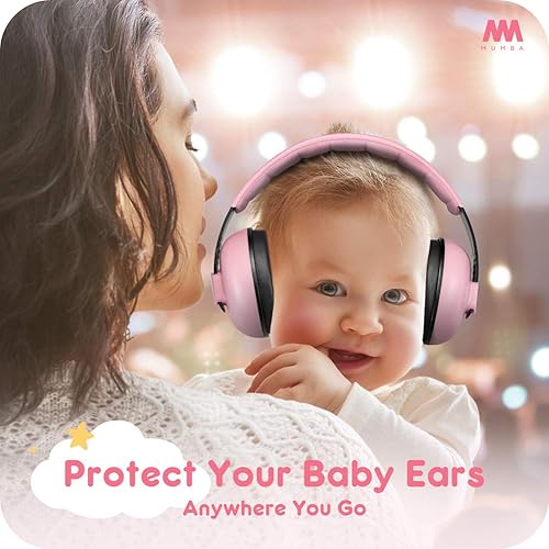 Mumba Baby Ear Protection Noise Cancelling Headphones for Babies and Toddlers Baby Earmuffs - Ages 3-24+ Months - Jamouz
