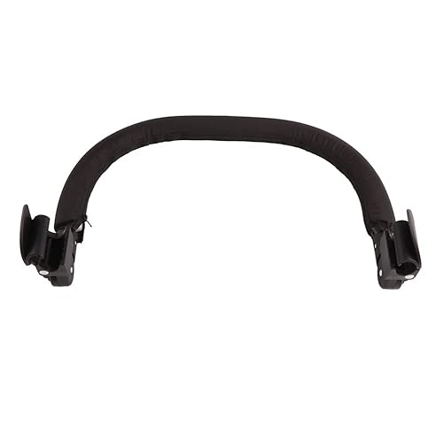 Universal Baby Stroller Guardrail Armrest Adjustable Baby Bumper Bar Stroller Accessories Adjustable Baby Bumper Bar (Black) - Jamouz