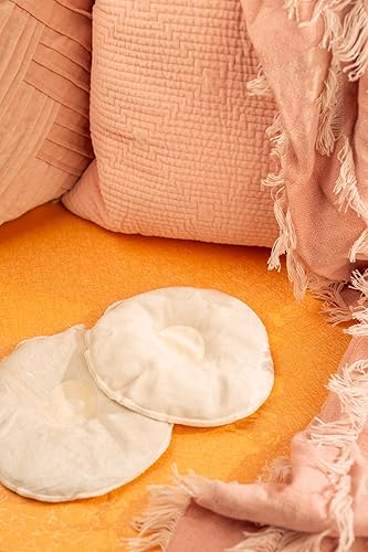 Bamboobies Soothing Nursing Pillows, Daytime Nursing Pads - Reusable, Hot Cold Compress for Breastfeeding- Discreet Leak-Proof Washable Pads for Breastfeeding - 2 Compress Pads, 2 Nursing Pads - Jamouz