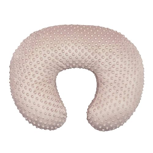 OWLOWLA Minky Nursing Cover, Breastfeeding Pillow Slipcover Fits Nursing Pillow for Baby Boy Girl(Baby Blue) - Jamouz