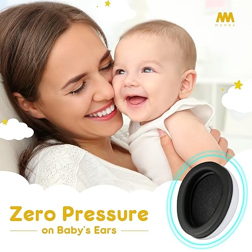 Mumba Baby Ear Protection Noise Cancelling Headphones for Babies and Toddlers Baby Earmuffs - Ages 3-24+ Months - Jamouz