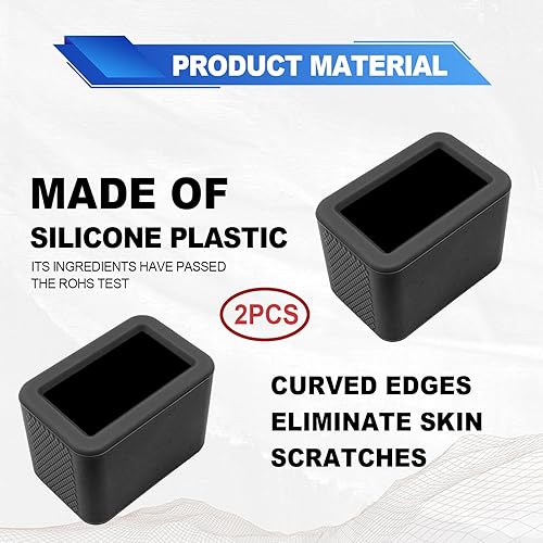 stymart 2PCS Safety Belt Buckle Holder, Silicone Safety Belt Buckle Booster, Keep the Safety Belt Buckle Upright and Stable, Silicone Safety Belt Buckle Booster Suitable for Kids (Black) - Jamouz