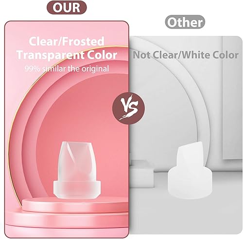 10PCS Breast Pump Parts, 6Pack Silicone Duckbill Valve & 4Pack Silicone Diaphragm Compatible with Momcozy M5 Wearable Breastpump, M5 Breast Pumps Replacement Accessories Breastfeeding Essentials Kit - Jamouz