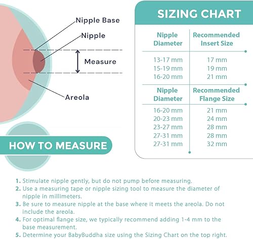 BabyBuddha Hands Free Milk Collection Cups for Breast Pump, 8 Fl Oz per Cup, Milk Containers, Compatible with BabyBuddha Breast Pump, Wearable Cups, Small, 2 Pack (22 to 24mm) - Jamouz