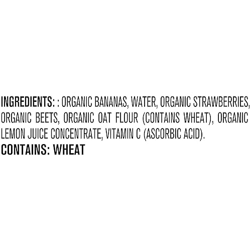 Gerber Organic Baby Food Pouches, Toddler, Banana Raspberry Yogurt Vanilla, 3.5 Ounce (Pack of 12) - Jamouz