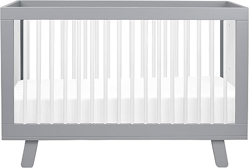 babyletto Hudson 3-in-1 Convertible Baby Crib with Toddler Bed & Daybed Conversion - Easy to Assemble - GREENGUARD Gold Certified w/ 4 Adjustable Mattress Heights - Natural - Jamouz