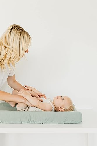 Copper Pearl Premium Knit Changing Pad Cover Soft, Stylish, and Universal Fit for All Standard Diaper Changing Pads, Trendy Design Changing Pad Covers, Briar - Jamouz