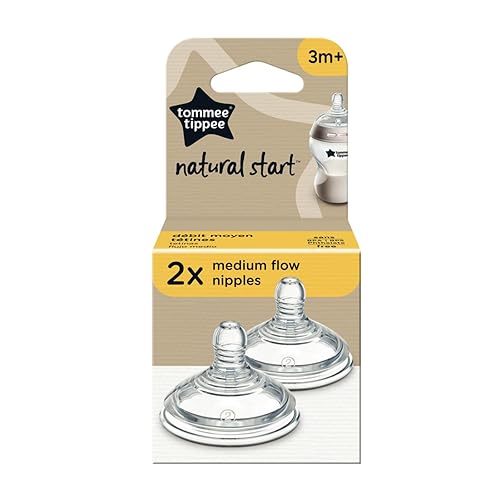 Tommee Tippee Closer to Nature Bottle Nipples, Extra Slow Flow - 2 count - Jamouz
