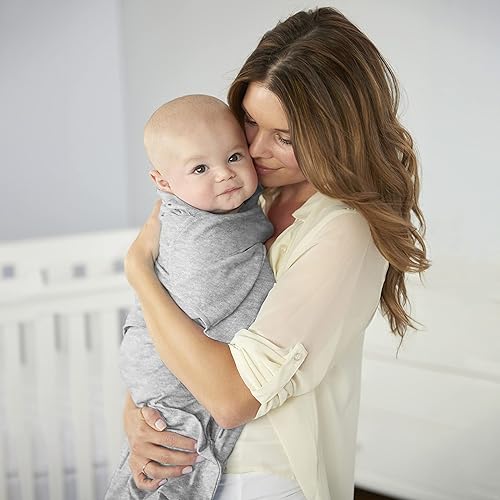 HALO 100% Cotton Sleepsack Swaddle, 3-Way Adjustable Wearable Blanket, TOG 1.5, Baby Blue, Newborn, 0-3 Months - Jamouz