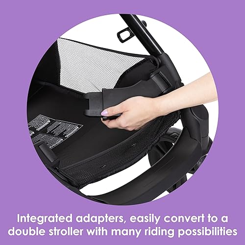 Baby Trend Morph Single to Double Modular Stroller, Dash Black - Jamouz