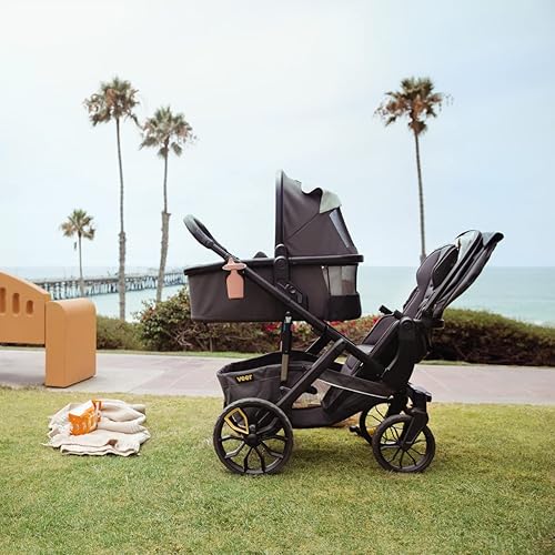 Veer Switchback Second Seat Adapter Kit | Easily Add an Additional Switchback Seat, Bassinet, or Infant Car Seat (with Adapters Sold Separately) to The &Roll Stroller Frame - Jamouz