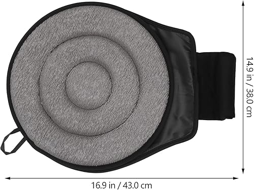 Wakauto 1pc Car Swivel Seat Cushion 360 Degree Rotating Cushion Multifunctional Heightening Car Seat Pad Round Disc Rotary Chair Cushions Pad for Elderly - Jamouz