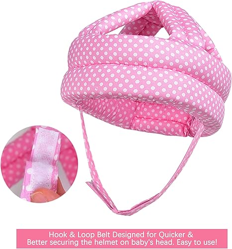 Baby Helmet for Crawling Walking Soft Cushion No Bumps - Jamouz