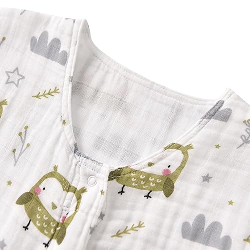 Baby Sleep Sack 2-4 T Baby Wearable Blanket 100% Organic Cotton 0.5 TOG Toddler Sleeping Sack 2- Way Zipper Soft Lightweight X-Large Pup - Jamouz
