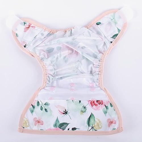 Baby Cloth Diaper Cover Nappy Hook and Loop Double Gusset 6.6lbs to 33lbs (Rabbits Wolves) - Jamouz