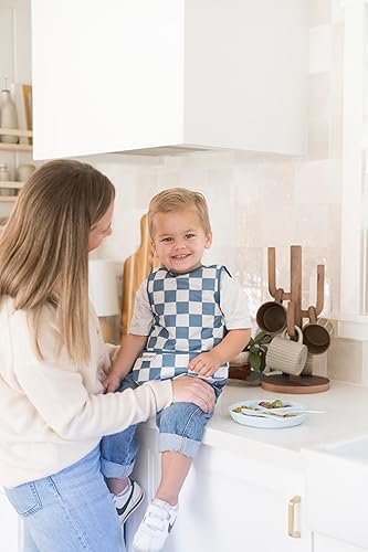 Tiny Twinkle Mess Proof Baby Bib - Waterproof Toddler and Baby Apron Bib - Machine Washable - PFAS and BPA Free - Jamouz