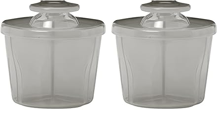 Dr. Brown's Baby Formula Dispenser with Snap-On Lid for On-the-Go Feedings,Milk Powder Dispenser for Traveling with Infant,Pink - Jamouz