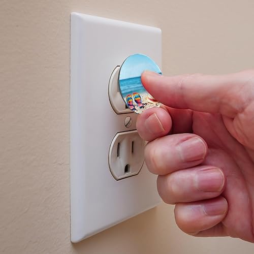 12 PCS Baby Child Proofing Outlet Covers, Electrical Safety Socket Protection Caps for 2-Prong Power Wall Plate Pure Black, czbhg-001 - Jamouz