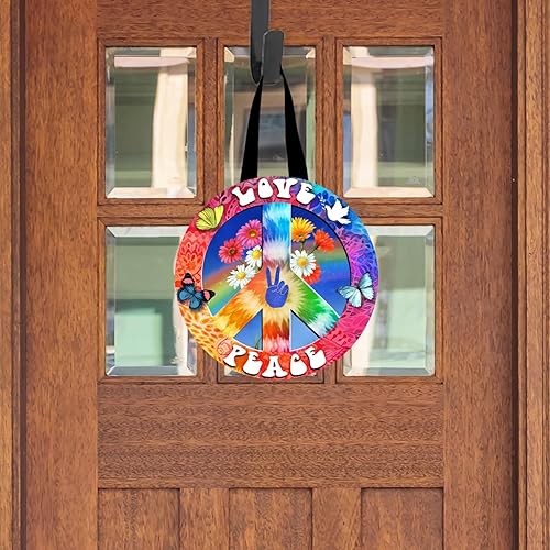 Briarwood Lane Peace and Love Wood Door Hanger - Jamouz