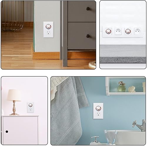 12 PCS Baby Child Proofing Outlet Covers, Electrical Safety Socket Protection Caps for 2-Prong Power Wall Plate Pure Black, czbhg-001 - Jamouz