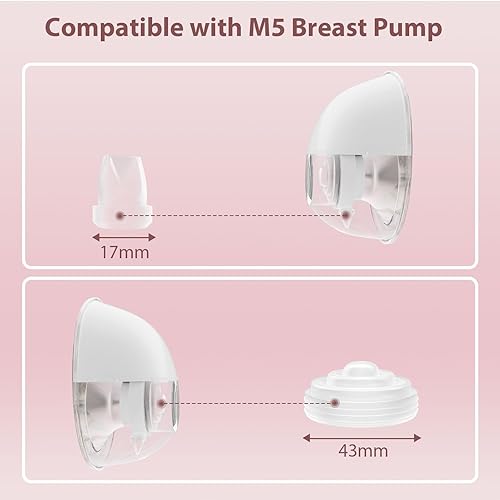 10PCS Breast Pump Parts, 6Pack Silicone Duckbill Valve & 4Pack Silicone Diaphragm Compatible with Momcozy M5 Wearable Breastpump, M5 Breast Pumps Replacement Accessories Breastfeeding Essentials Kit - Jamouz