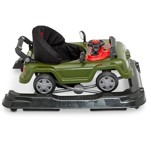 Jeep Classic Wrangler 3-in-1 Grow with Me Walker by Delta Children, Red - Jamouz