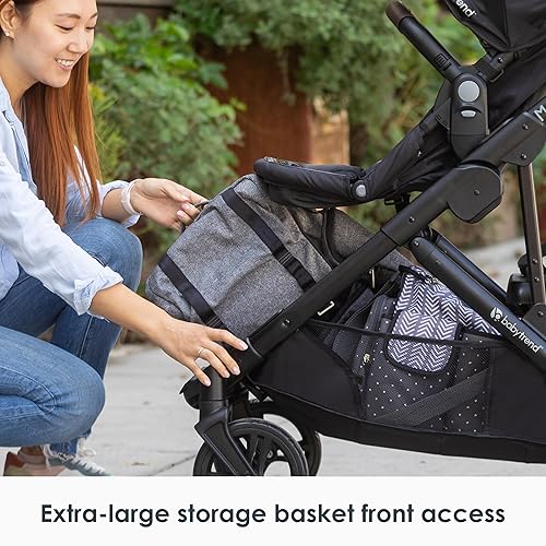 Baby Trend Morph Single to Double Modular Stroller, Dash Black - Jamouz