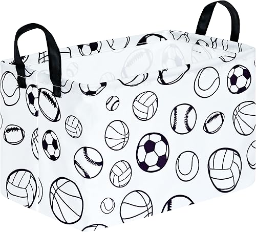 KUNRO Bunny Easter Basket for Kids Reusable Toy Bin Waterproof Storage Organizer for Nursery Hamper Blue Easter Basket For Boy Hunt Bags for Eggs Toys Party Favor Best Gift for Easter - Jamouz