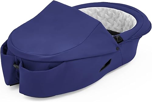 Stokke Xplory X Carry Cot, Golden Yellow - Detachable Cot for Xplory X Stroller - Soft Interior Lining & Breathable Mattress - with Removable Wind Cover & Two Easy-Access Pockets - Jamouz