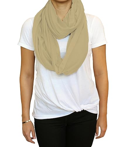 LK Baby 2pk Infinity Nursing Scarf Breastfeeding Cover Ultra Soft (Grey/Navy) - Jamouz