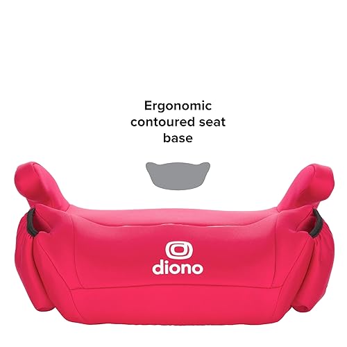 Diono Solana, No Latch, Pack of 2 Backless Booster Car Seats, Lightweight, Machine Washable Covers, Cup Holders, Black - Jamouz