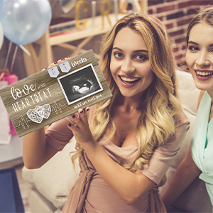 3D String Art Baby Sonogram Picture Frame Countdown Weeks